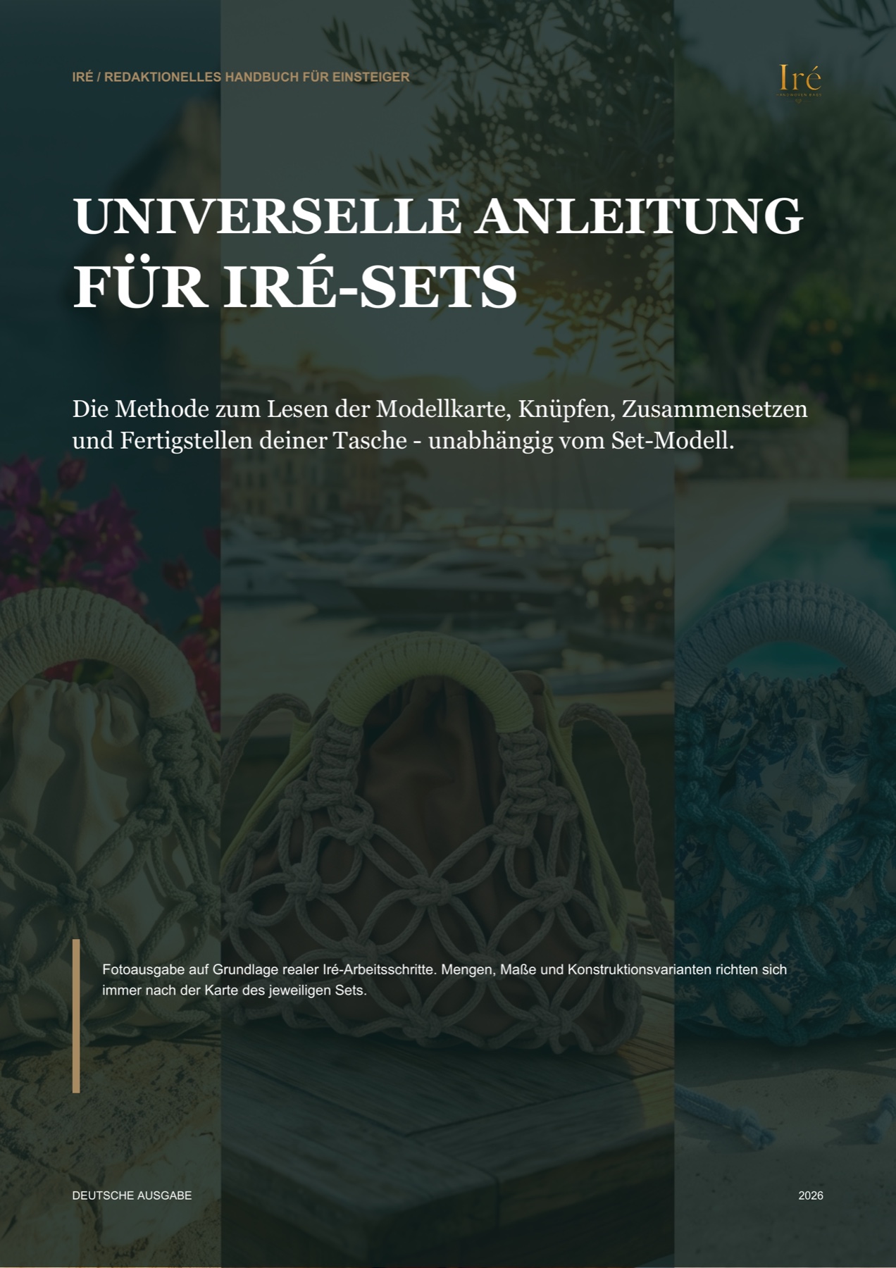 Originales deutsches Cover der universellen Anleitung für Iré-Sets